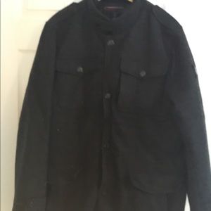 Men’s ‘Point Zero’ Utility Style 3/4 Length Coat